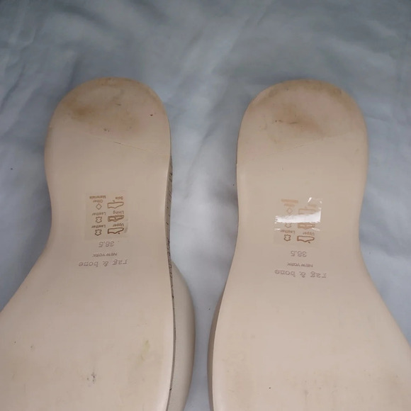 Rag & Bone Sommer Leather Platform Slides Size 38.5 US 8.5 - Picture 11 of 16